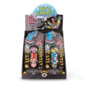 Skateboard za prste LED, sort P12/96