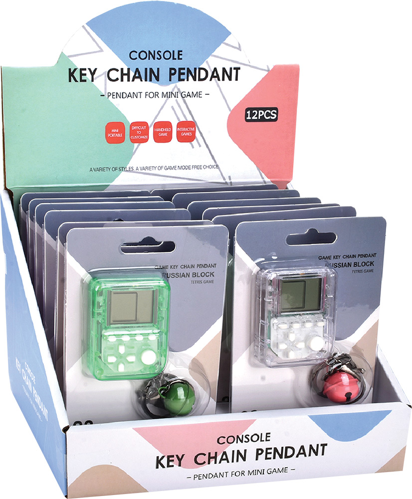 246442-EC Privjesak mini blok konzola s igrama, 23 igre HKTEC sort P12/216