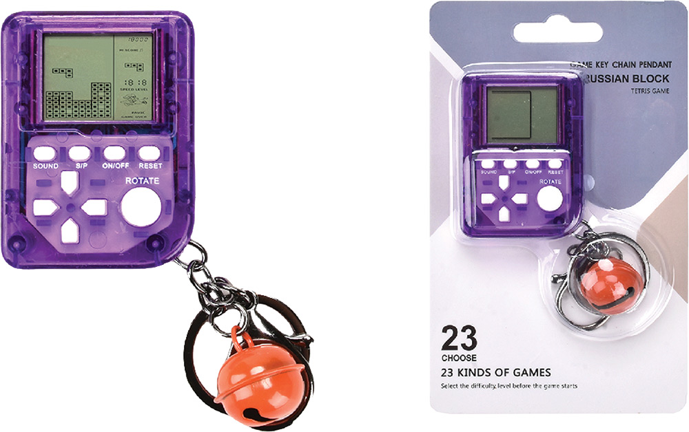 246442-EC Privjesak mini blok konzola s igrama, 23 igre HKTEC sort P12/216