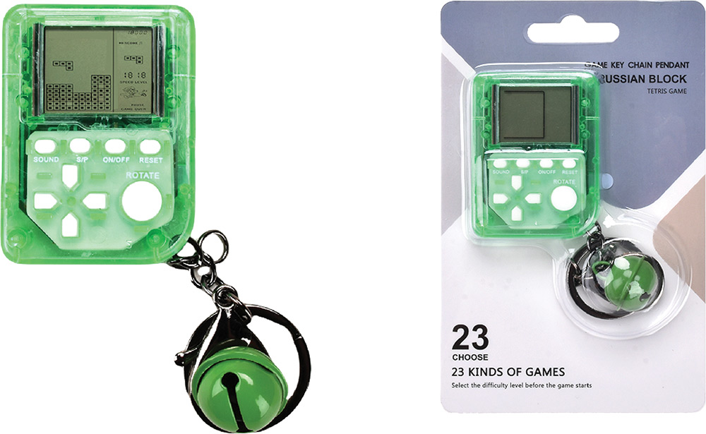 246442-EC Privjesak mini blok konzola s igrama, 23 igre HKTEC sort P12/216