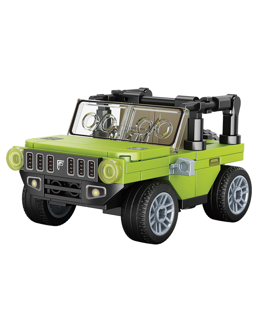 246449-EC Igra mini kockice auti Pull back P12/96