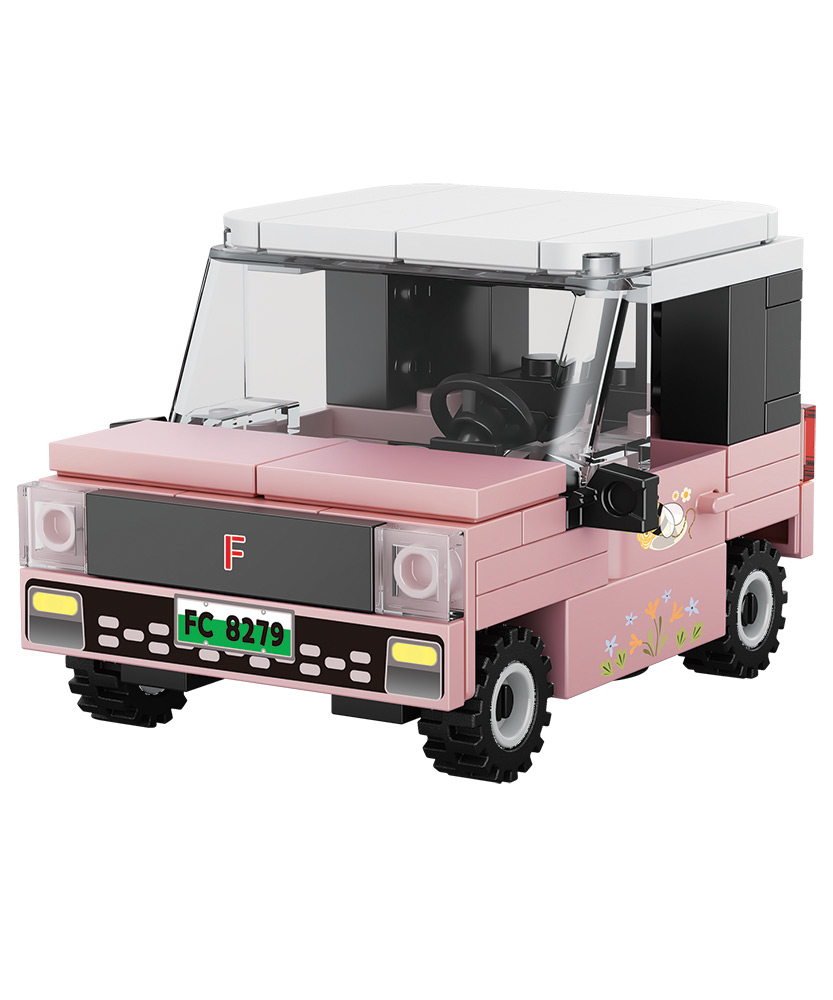 246449-EC Igra mini kockice auti Pull back P12/96