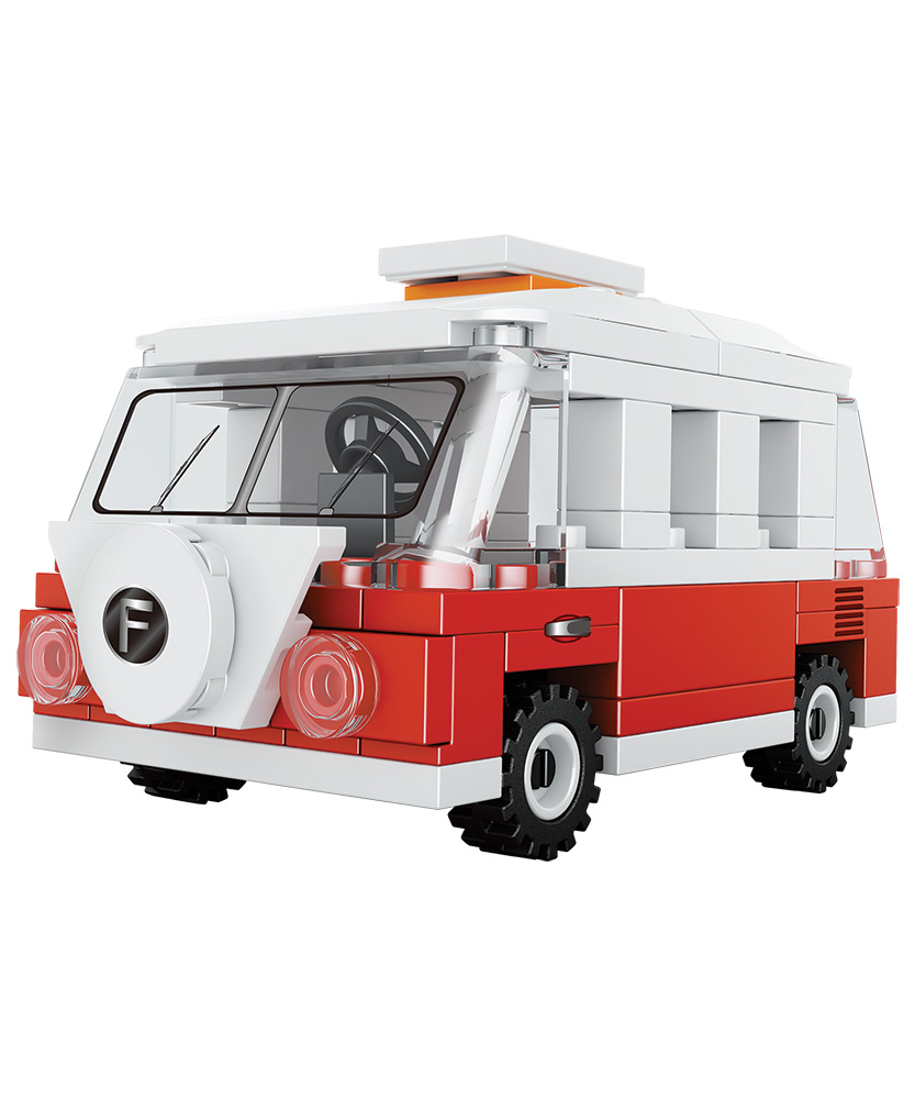 246449-EC Igra mini kockice auti Pull back P12/96