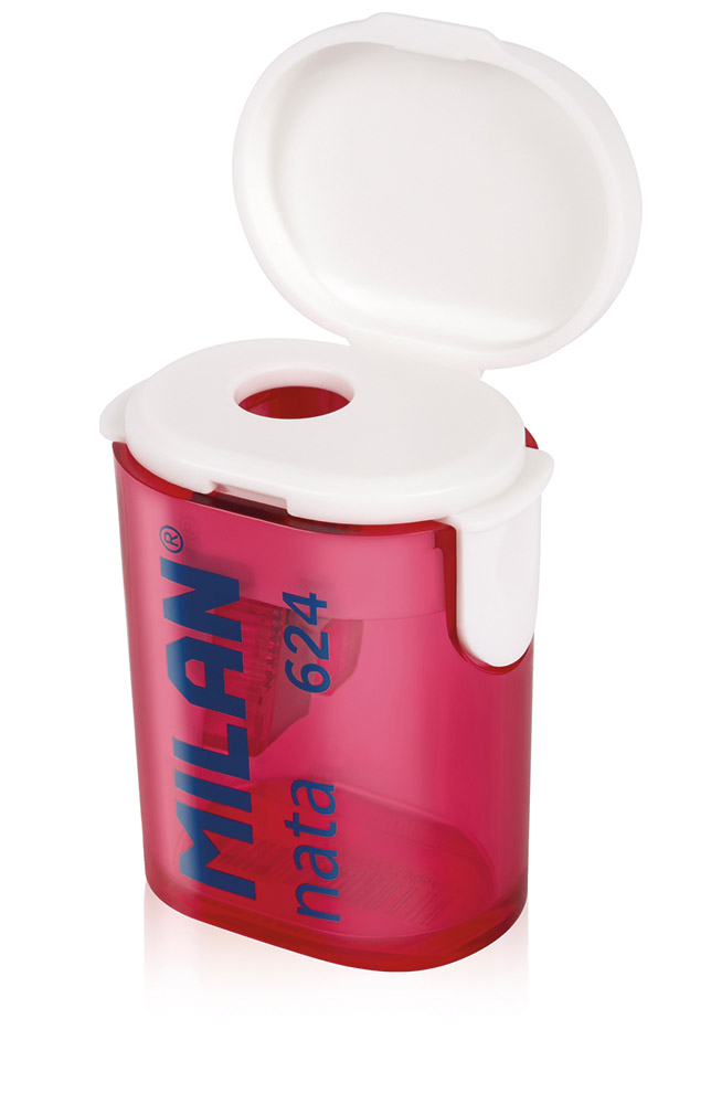 246490-EC Šiljilo plastično 1 rupa MILAN Collection nata® 624 display P12/384