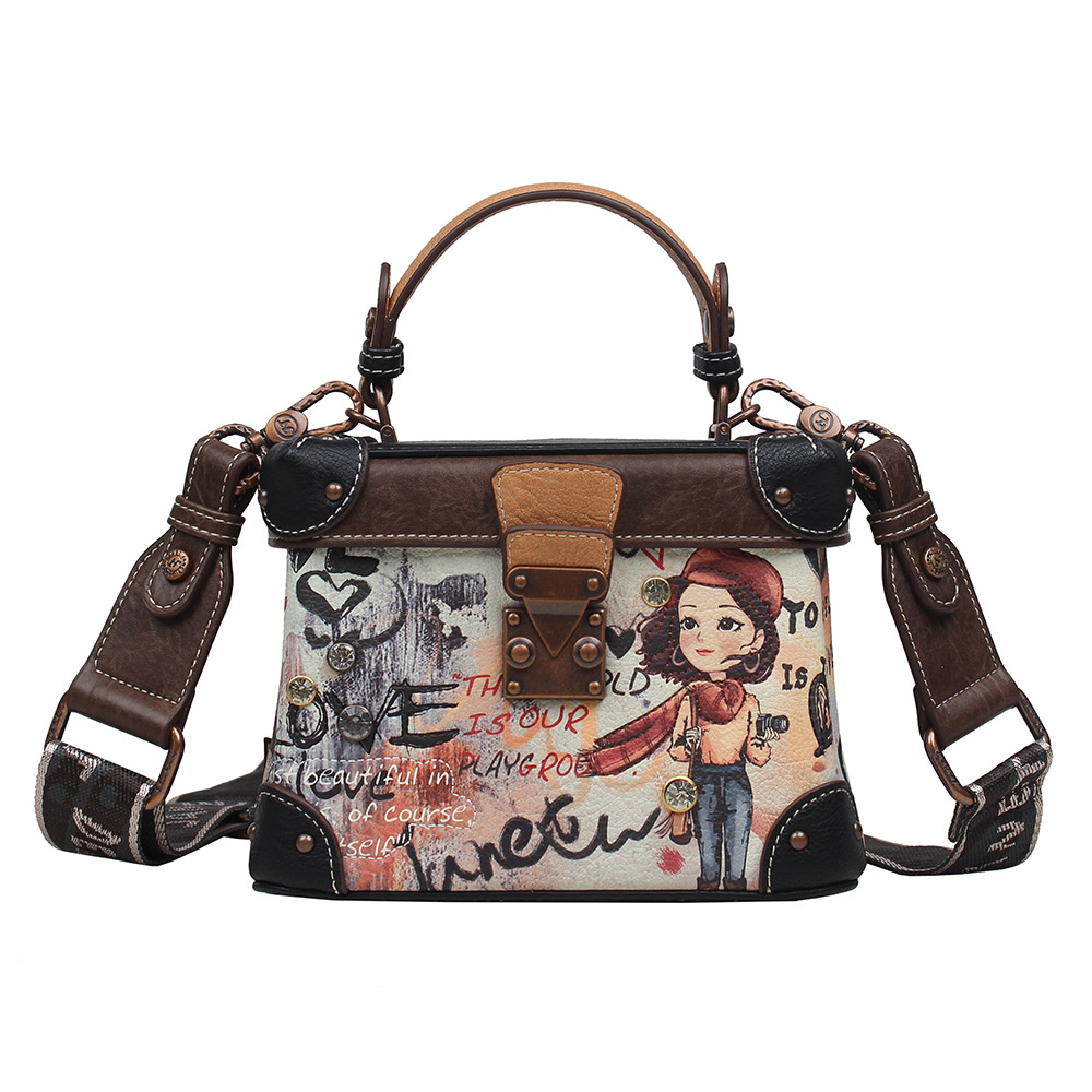 246713-EC Torba fashion Janet Art Gallery FW25 17,5x9x13 cm J-137 P30