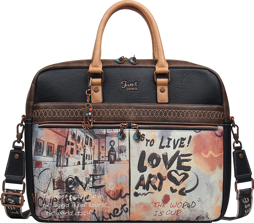246719-EC Torba fashion poslovna Janet Art Gallery FW25 41x6,5x32 cm J-155 P16