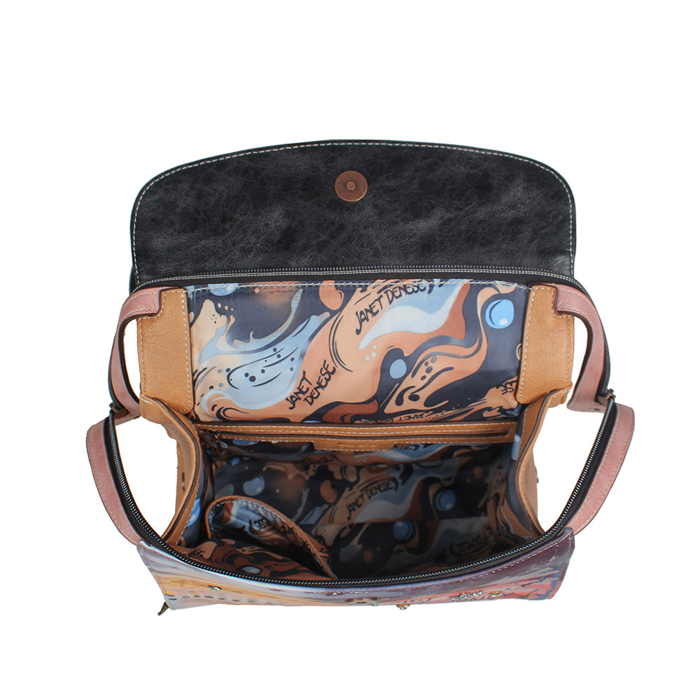 246738-EC Ruksak fashion Janet Art Gallery FW25 28x12,5x23 cm J-151 P14