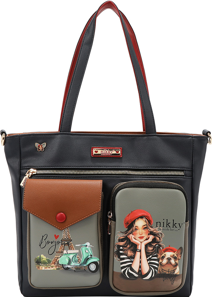 246781-EC Torba fashion NIKKY Eiffel Dreams FW25 30x29x7 cm NK13003 P12