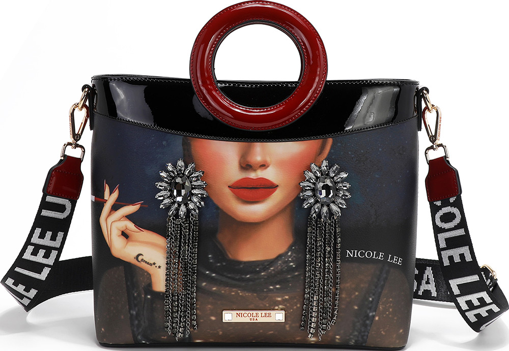 246819-EC Torba fashion NICOLE LEE SLB FW25 31x24x11 cm SLB17214 P12