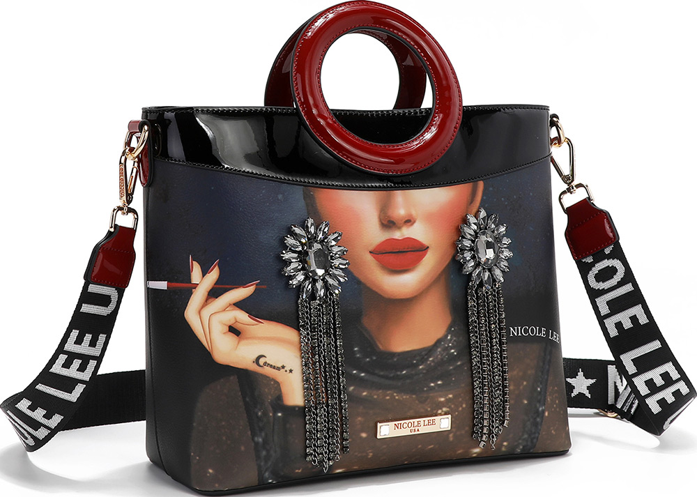 246819-EC Torba fashion NICOLE LEE SLB FW25 31x24x11 cm SLB17214 P12