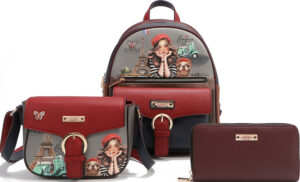 Ruksak,torba,novčanik fashion set NIKKY Eiffel Dreams FW25 NK13014 P12
