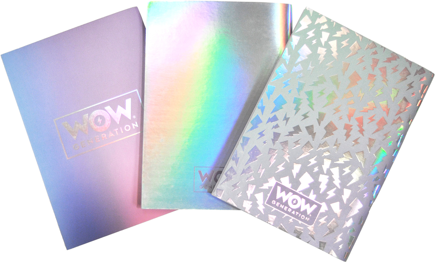 246937-EC Bilježnice A5 set WOW Generation 3 dizajna 3x24L, P6/24