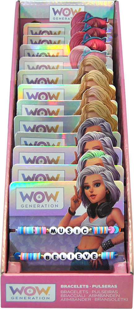 246940-EC Narukvice s porukom WOW Generation 2kom, sort P12/24