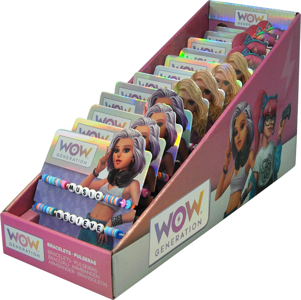 246940-EC Narukvice s porukom WOW Generation 2kom, sort P12/24