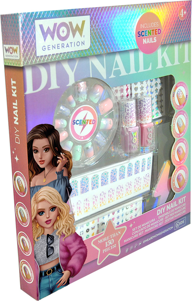 246947-EC Set za manikuru s umjetnim noktima WOW Generation P24