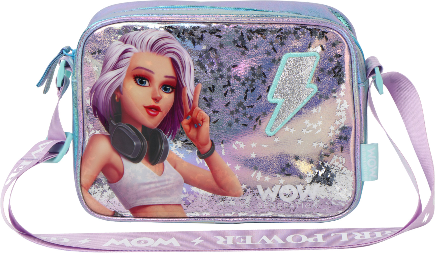 246956-EC Torbica na rame WOW Generation s gliterima, P8
