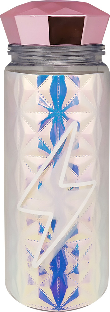 246967-EC Boca za vodu plastična WOW Generation holografska 350ml, sort P6