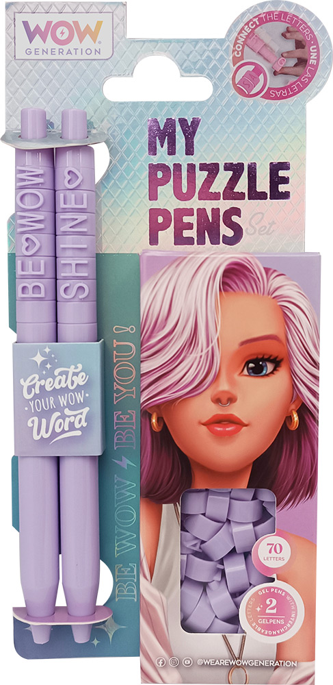 246971-EC Set ol.kem x2 + 70 slova WOW Generation Puzzle Pen sort, P18/36