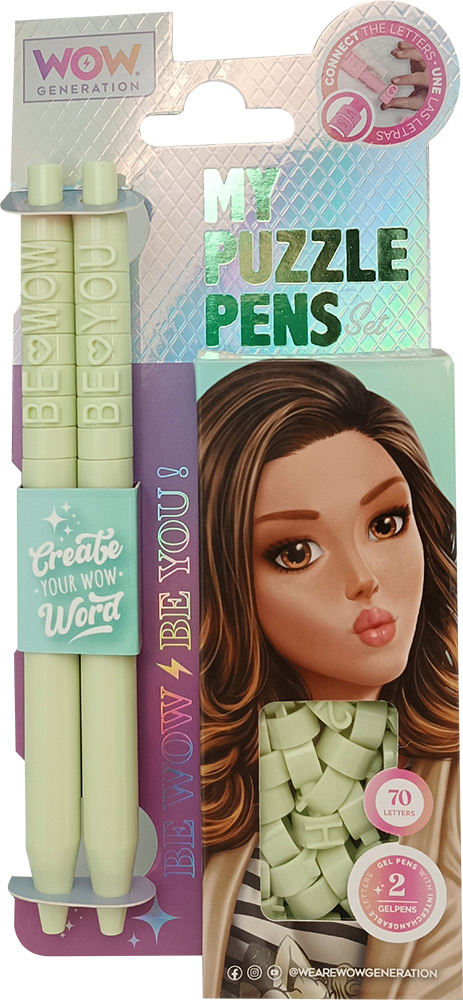246971-EC Set ol.kem x2 + 70 slova WOW Generation Puzzle Pen sort, P18/36
