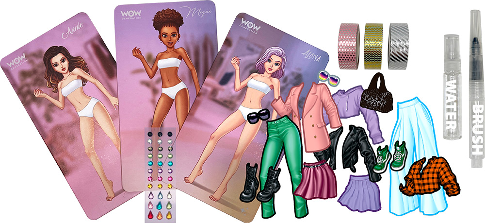 246978-EC Kreativni set izradi svoj outfit WOW Generation Splash and Create, P6/12