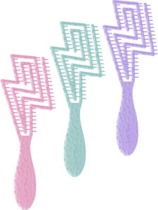 Četka za kosu ergonomska WOW Generation oblik munje, sort P12/24