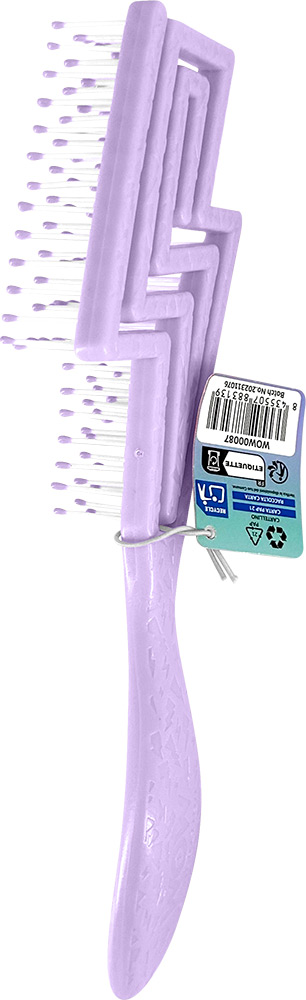 246987-EC Četka za kosu ergonomska WOW Generation oblik munje, sort P12/24