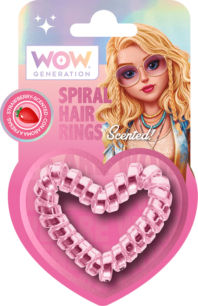 246995-EC Gumica za kosu mirisna WOW Generation razni oblici u blisteru, sort P24/48