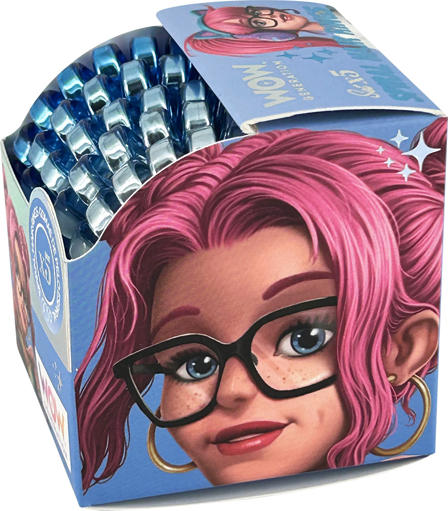 246996-EC Gumice za kosu spiralne WOW Generation set 5kom, sort P12/72