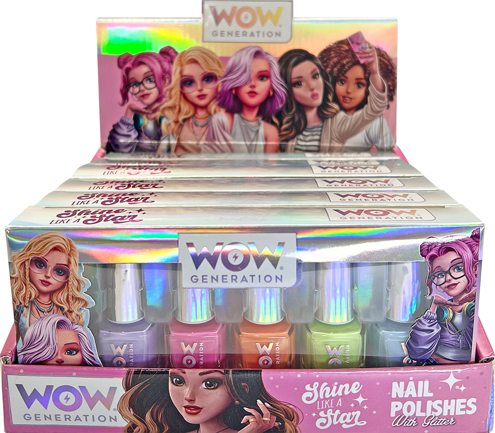 247004-EC Lak za nokte WOW Generation 5kom set, P6/12