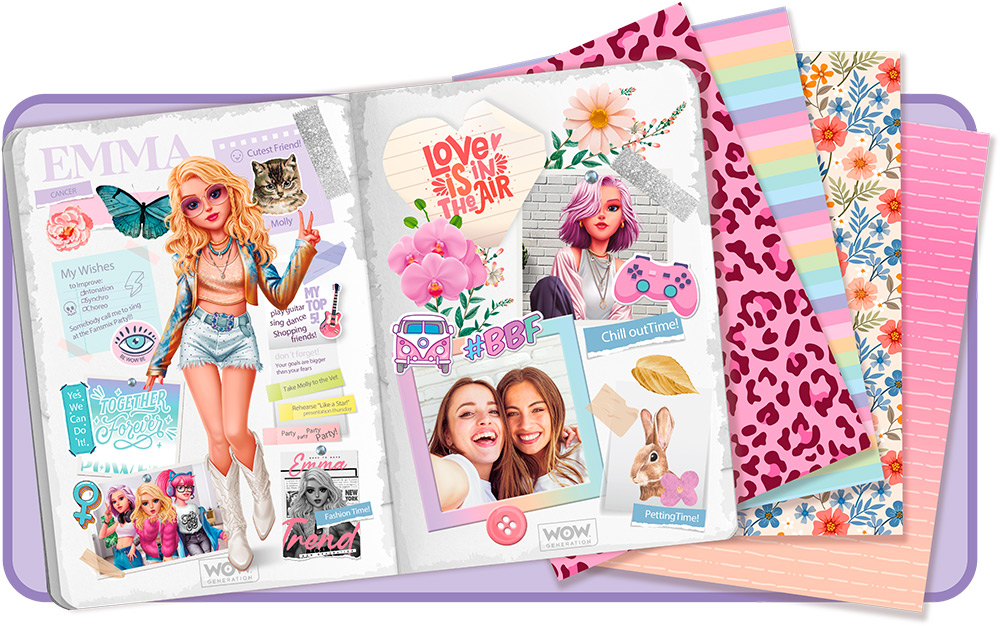 247014-EC Kreativni set za izradu spomenara WOW Generation WOW Magazine s dodacima, P6