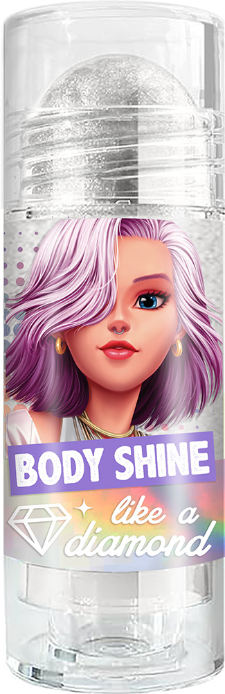 247021-EC Šljokice za tijelo roll on WOW Generation, sort P12/96