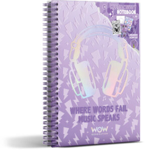 Notes spiralni A5 s aktivnostima T.U. DJ/ALANA WOW Generation mirisni, P6/12