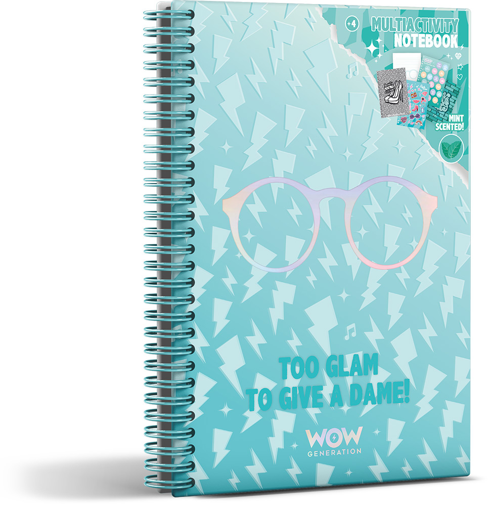 247026-EC Notes spiralni A5 s aktivnos. T.U. DESIGNER/ANNIE WOW Generation mirisni, P6/12