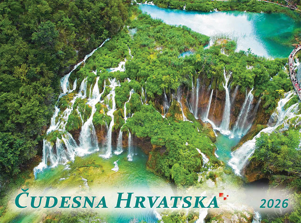 247556-EC Kalendar ČUDESNA HRVATSKA 13L 33x49+7, spirala u sredini P50 KL 2026