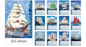 247586-EC Kalendar JEDRENJACI 13L 32x43+7 s vrećicom P20 XLK-TMR 2026