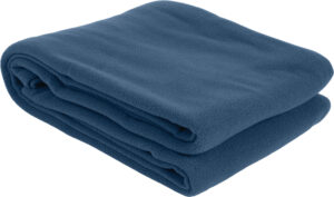 Deka od polarnog flisa COMFY  120x150 cm navy plava